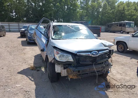 2016 Subaru Forester 2.5I Premium from USA, damaged, VIN JF2SJAFC7GH448097